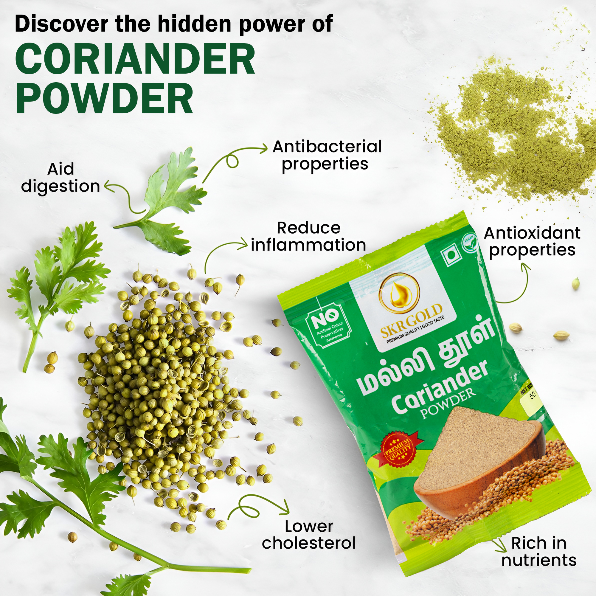 Coriander Powder 500g - Image 5