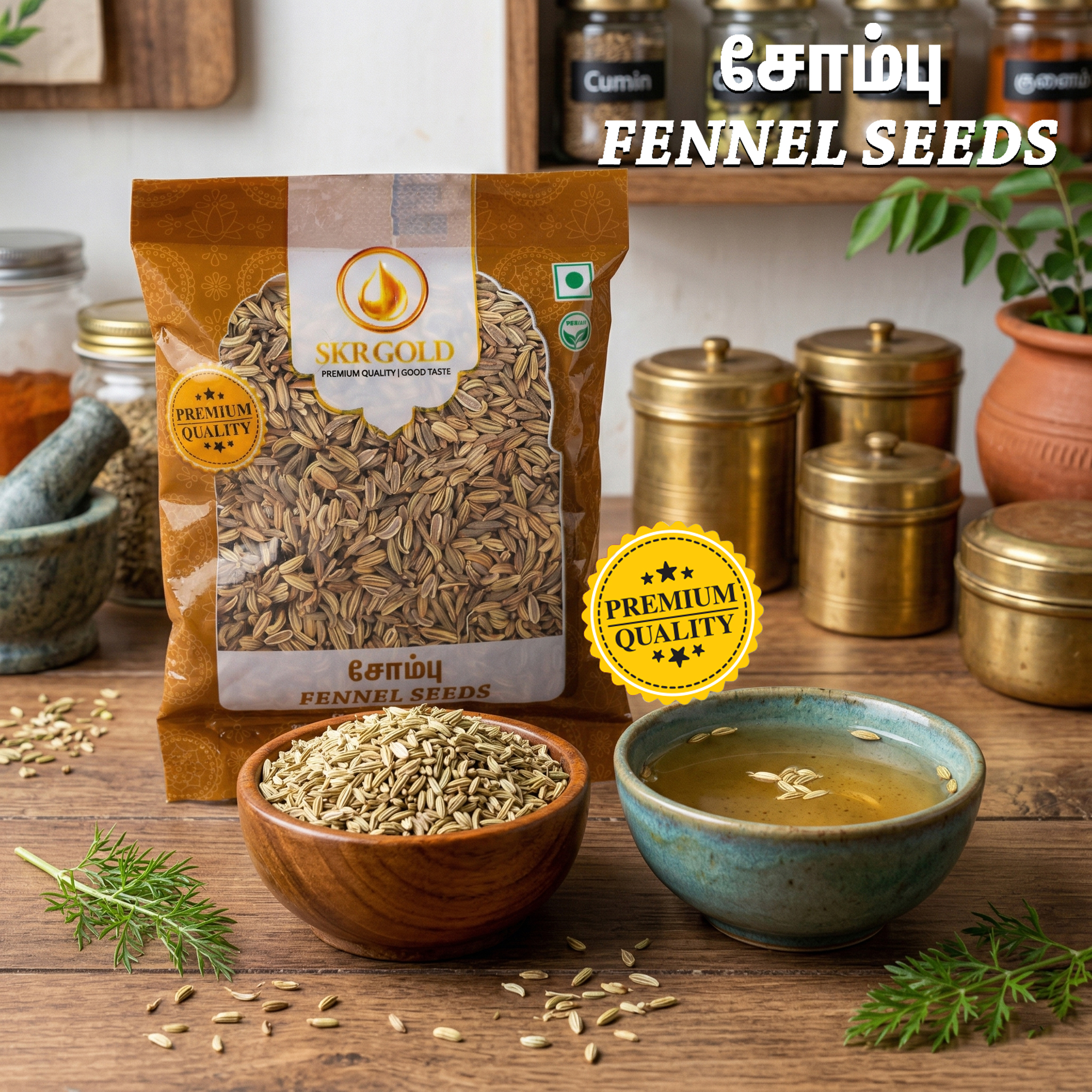 Fennel Seeds 100g - Image 4