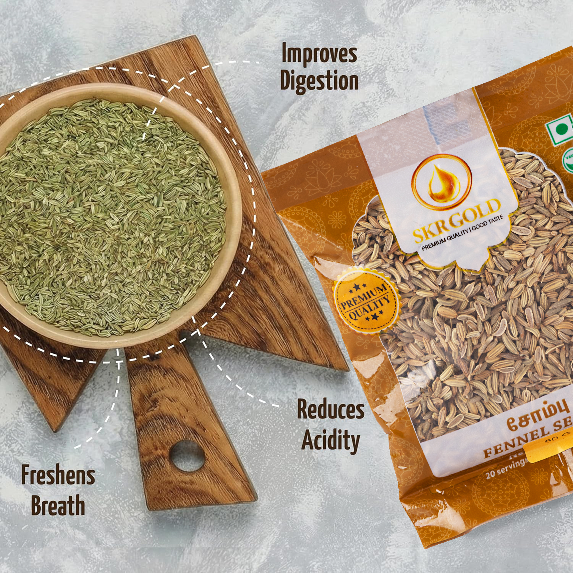 Fennel Seeds 100g - Image 6