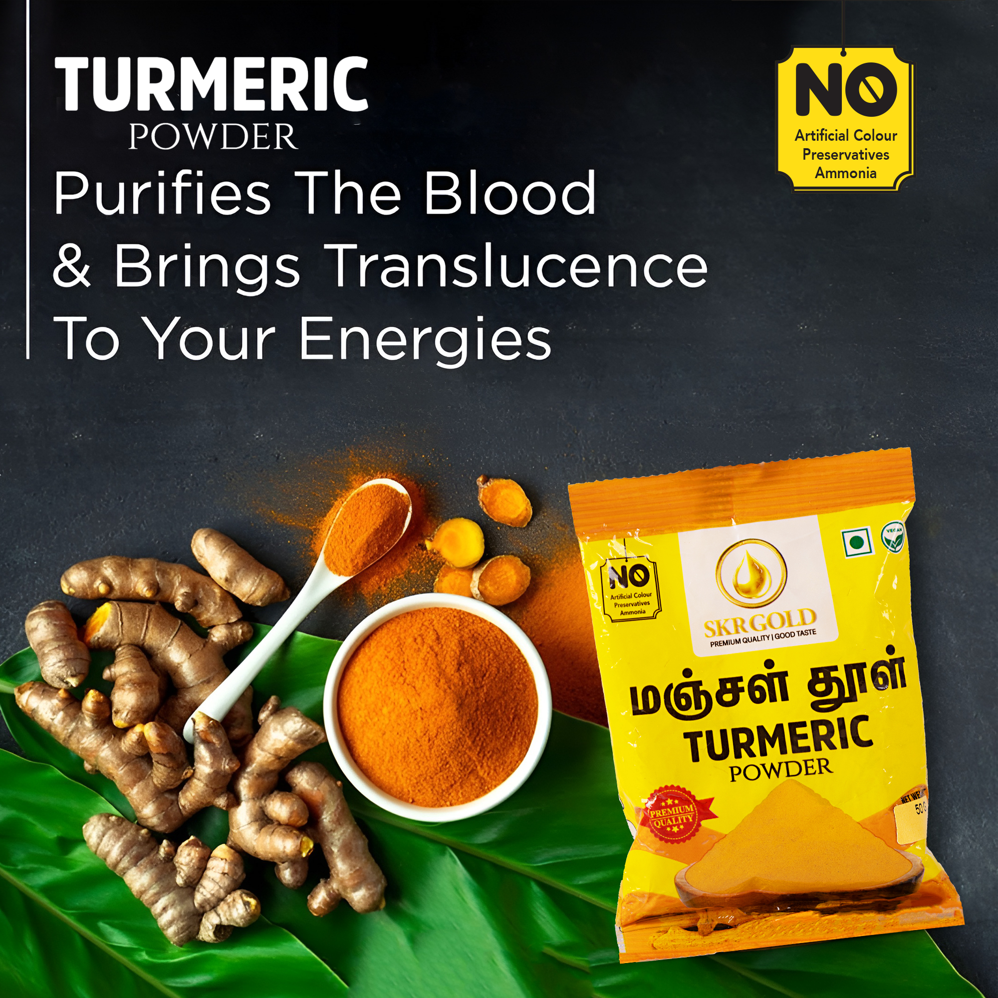 Turmeric Powder 50g - Image 4