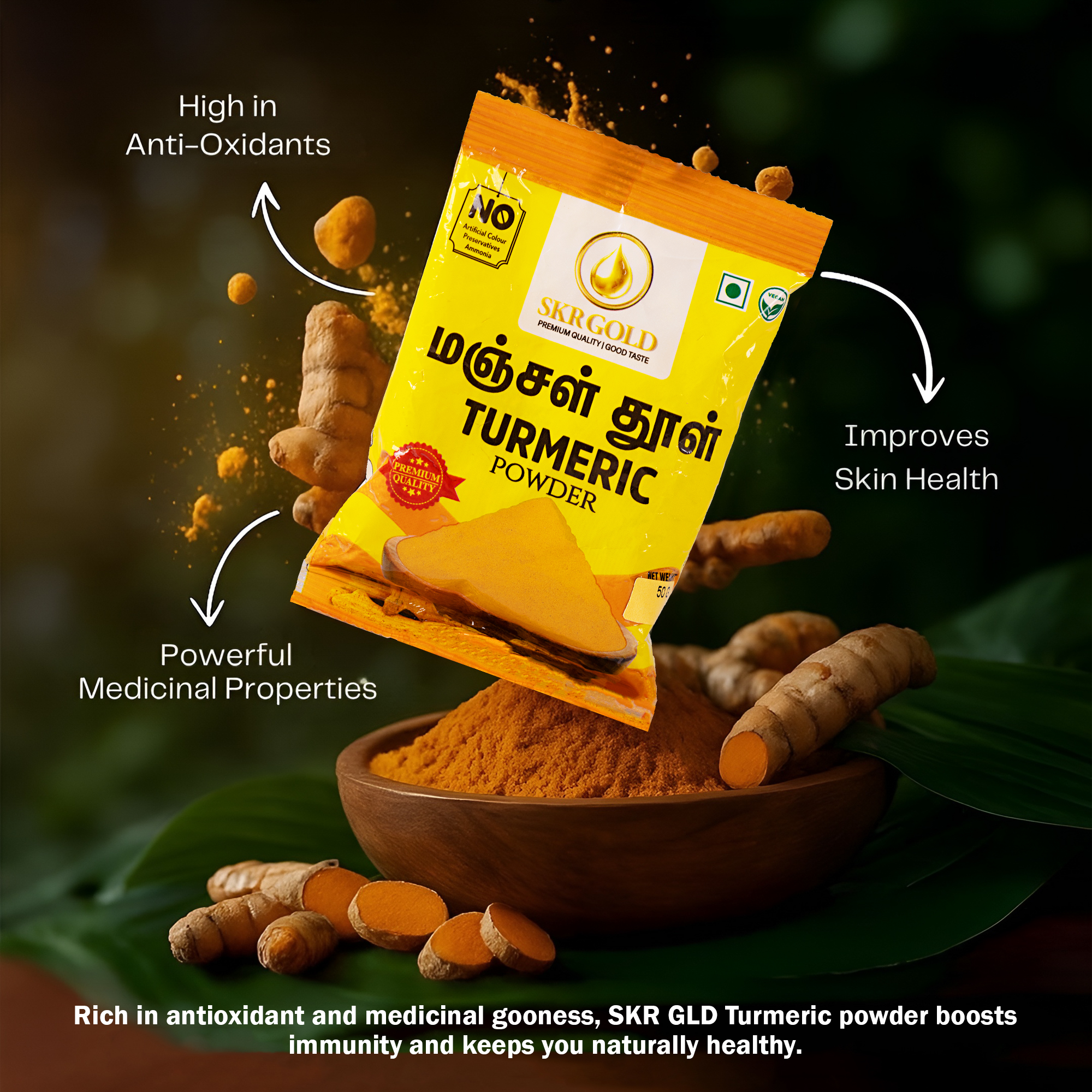 Turmeric Powder 50g - Image 6