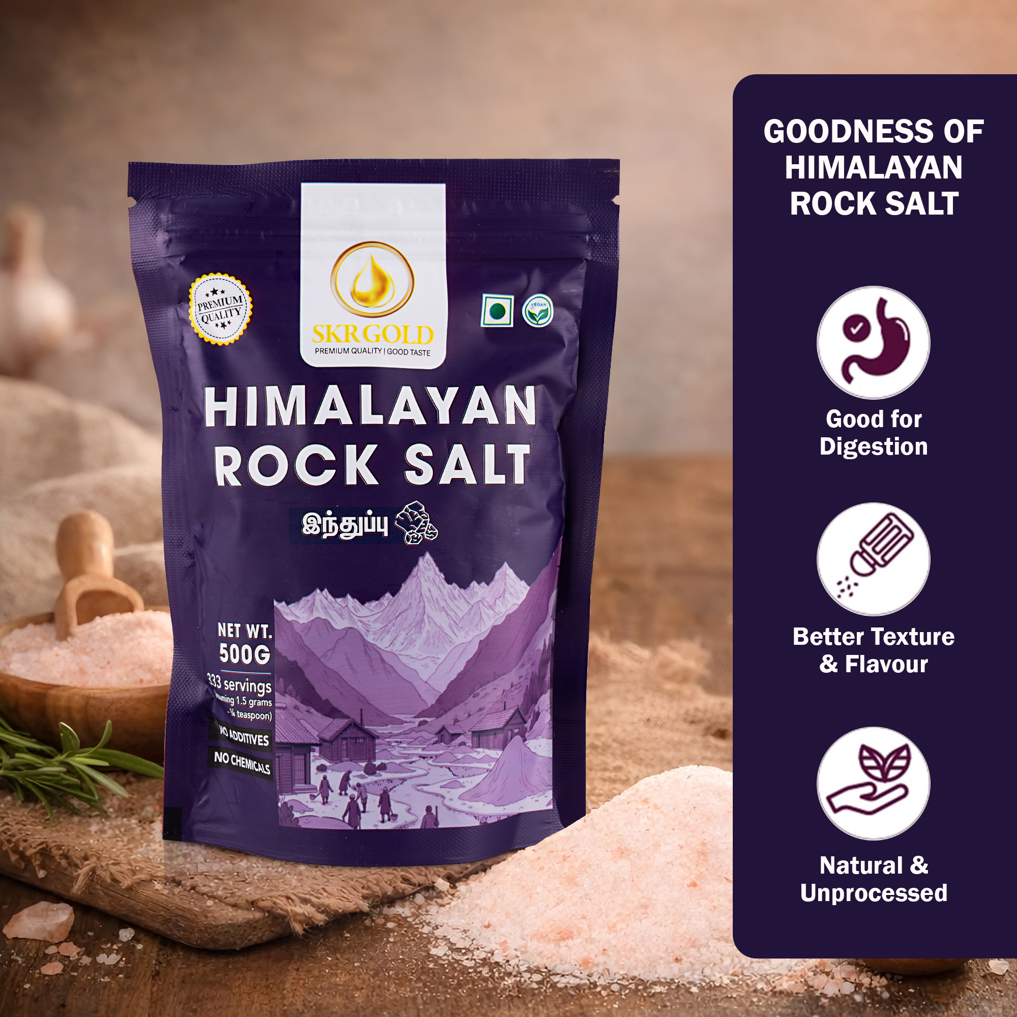 Himalayan Rock Salt – 500g - Image 6