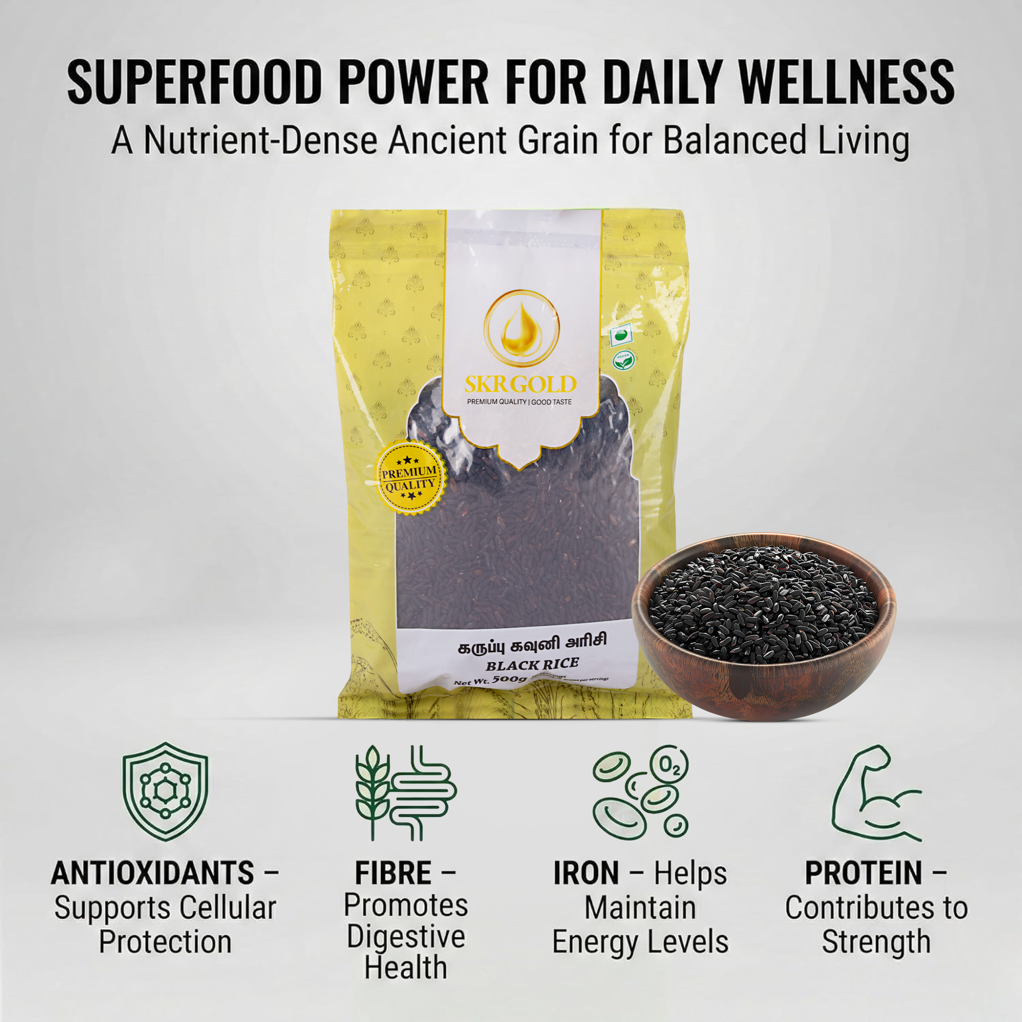 Black Rice– 500g - Image 4