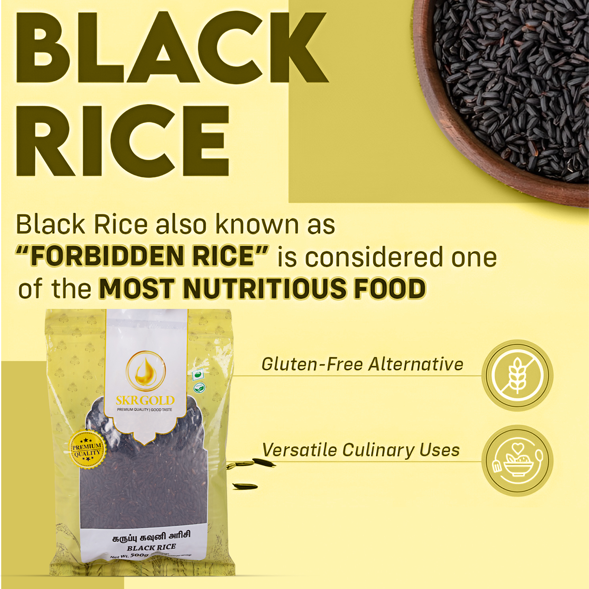 Black Rice– 500g - Image 5