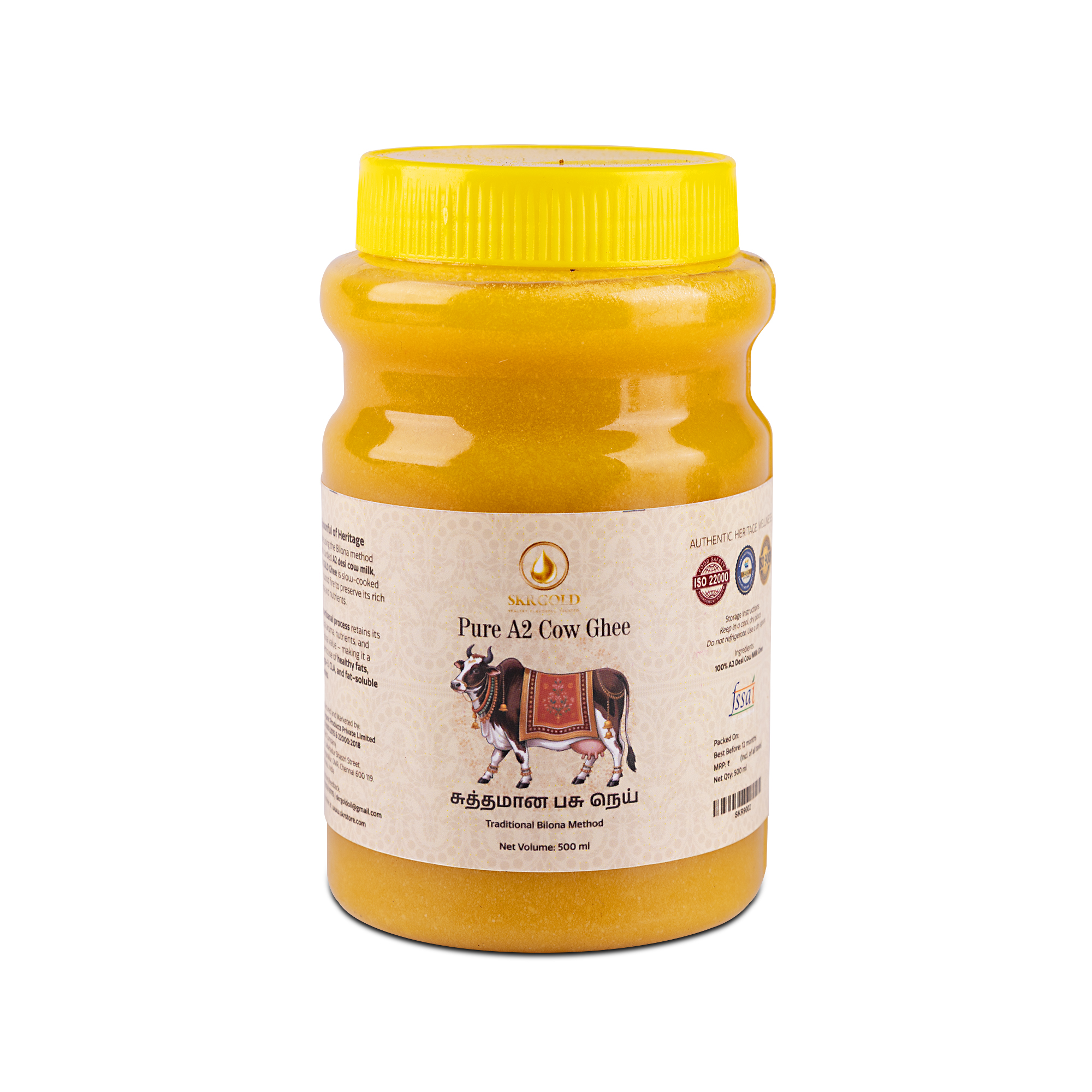 Pure A2 Ghee – 500ml