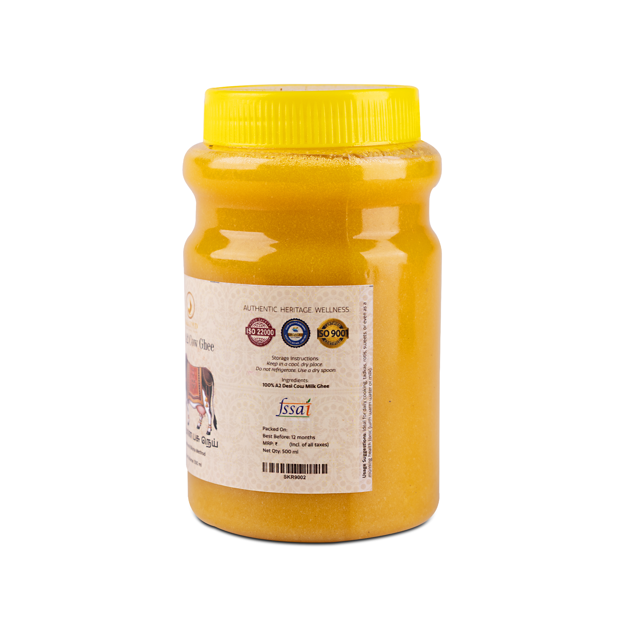 Pure A2 Cow Ghee – 500ml - Image 2