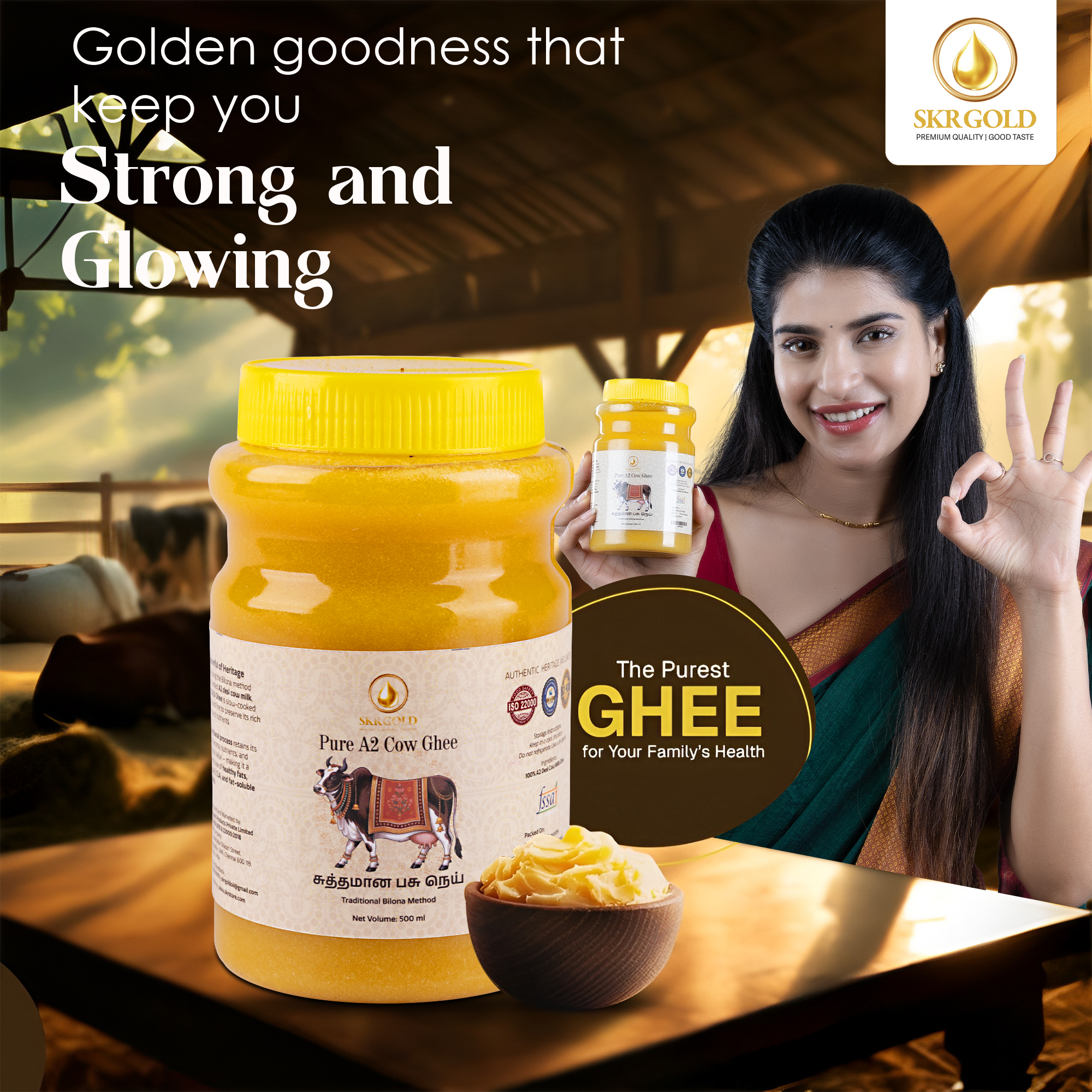 Pure A2 Ghee – 500ml - Image 7