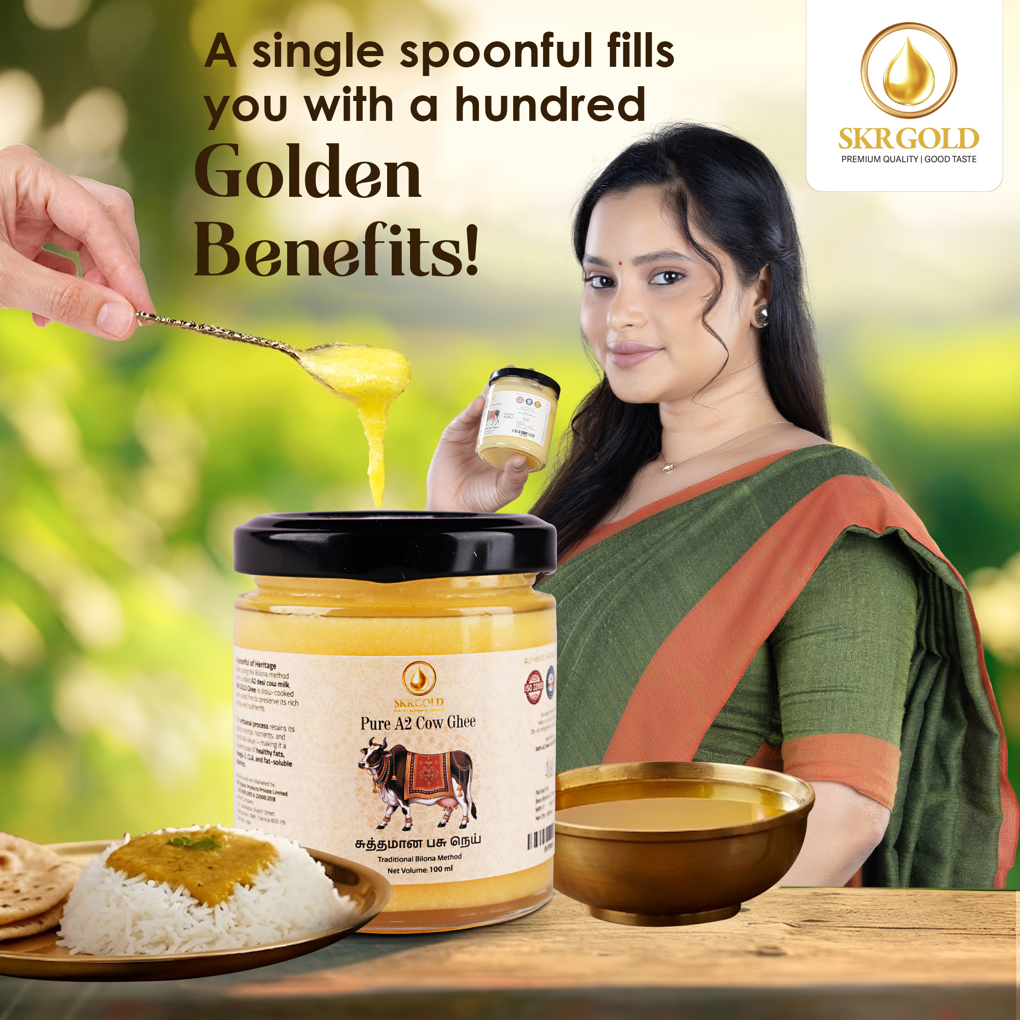 Pure A2 Cow Ghee – 100ml - Image 7