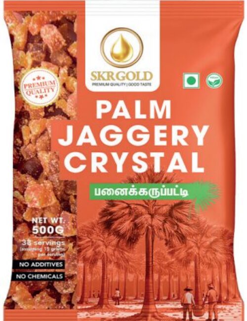 Palm Jaggery Crystal (Panai Karkandu) – 500g