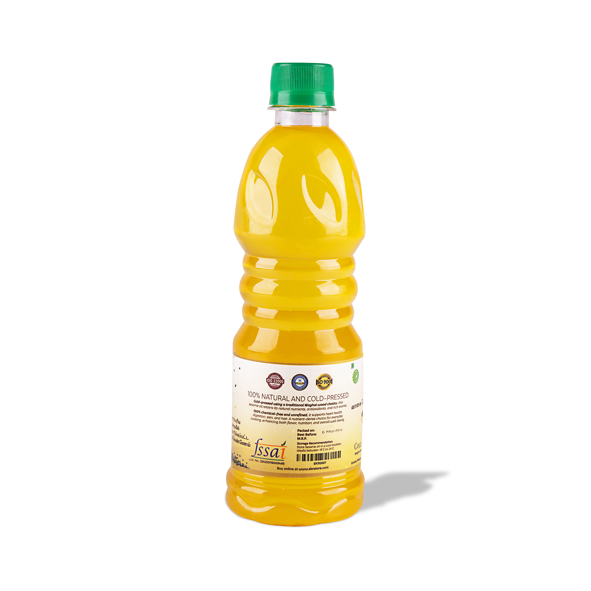 Sesame Oil – Wooden Chekku (For Lamp) – 500ml - Image 2