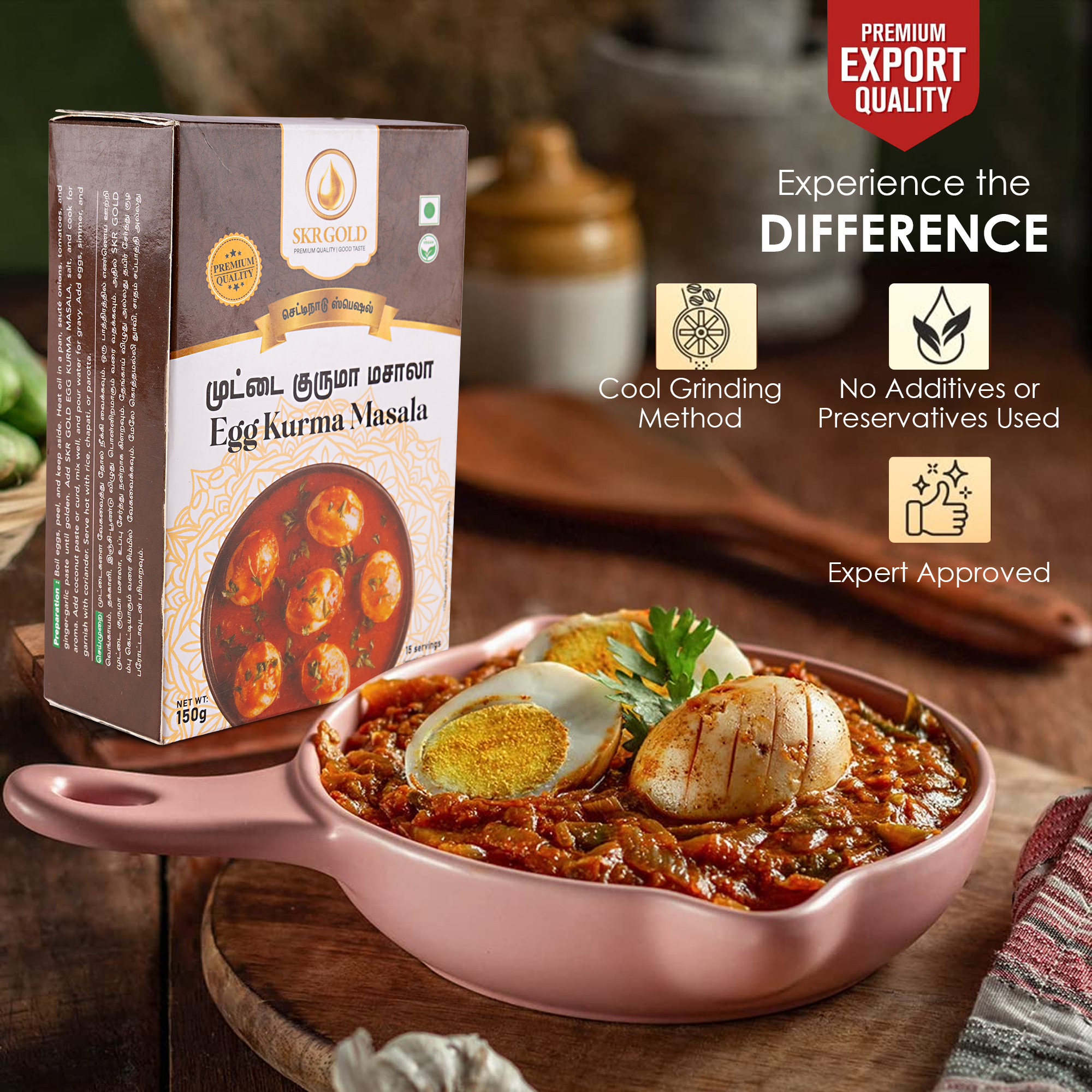 Egg Kurma Masala Powder 150g - Image 7