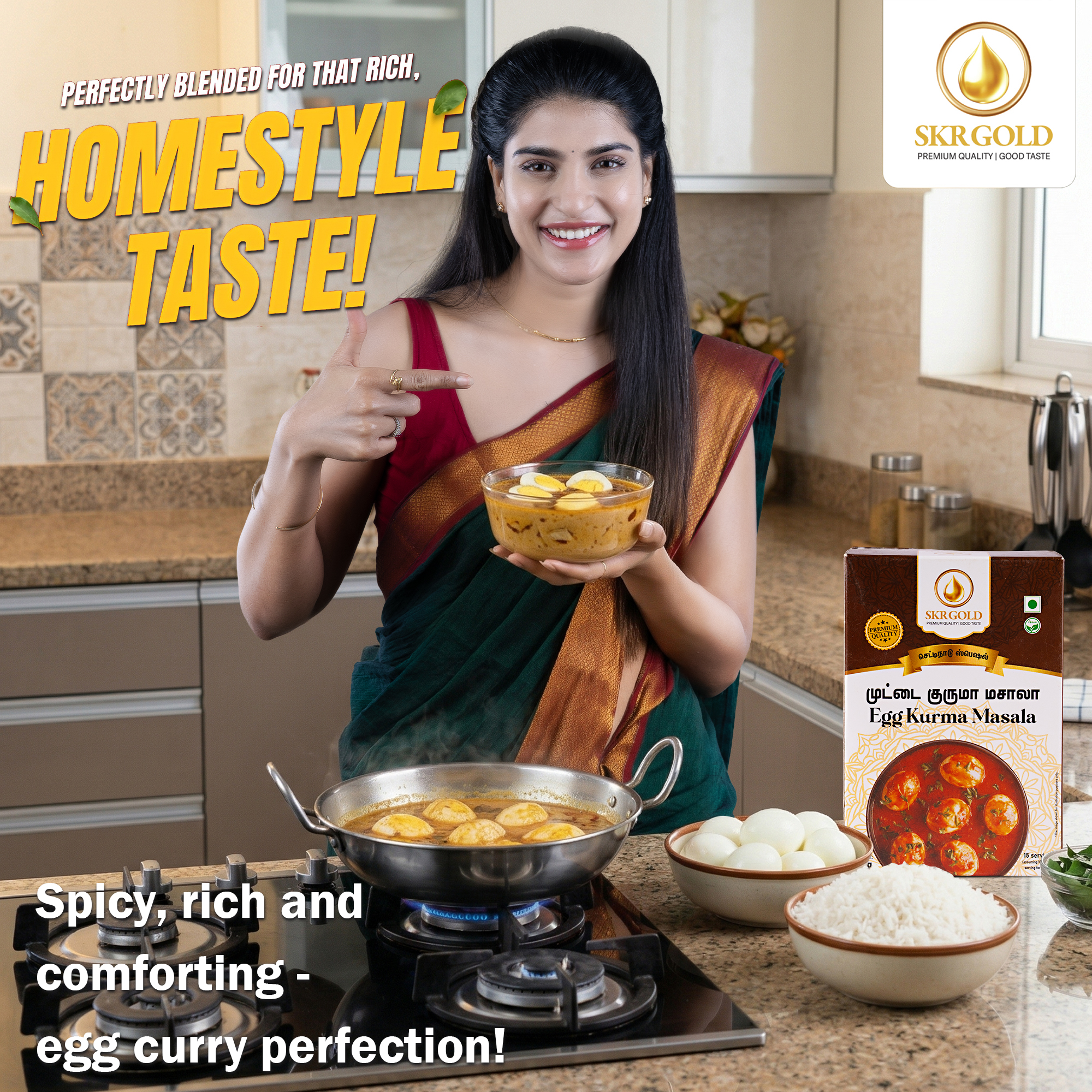 Egg Kurma Masala Powder 150g - Image 8