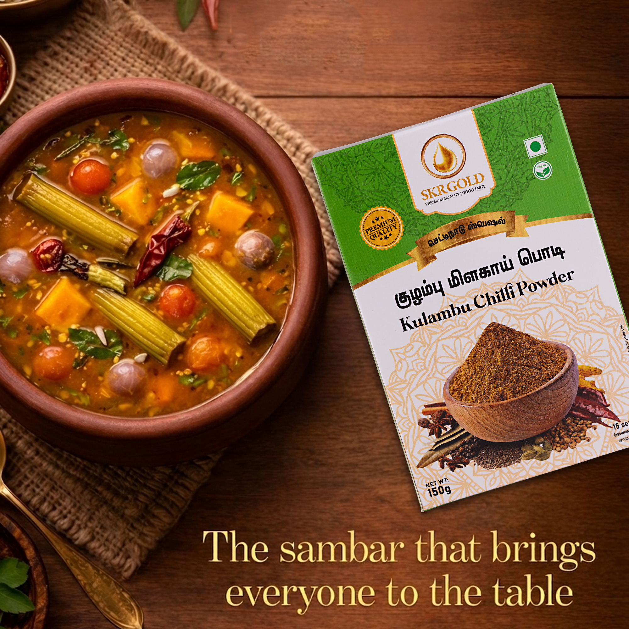 Kulambu Chilli Powder 150g - Image 7
