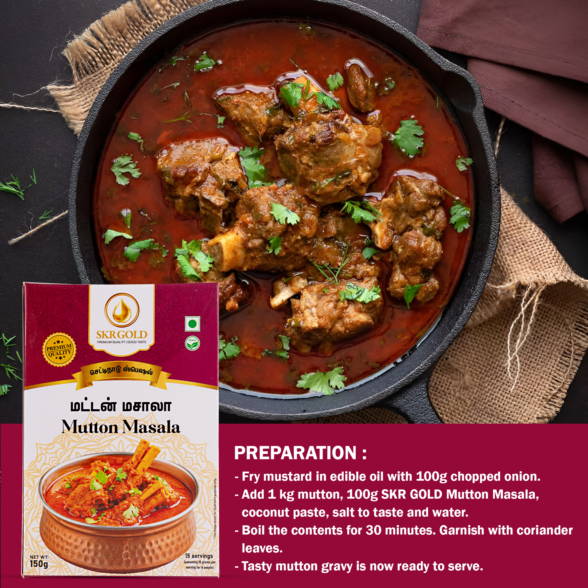 Mutton Masala Powder 150g - Image 7