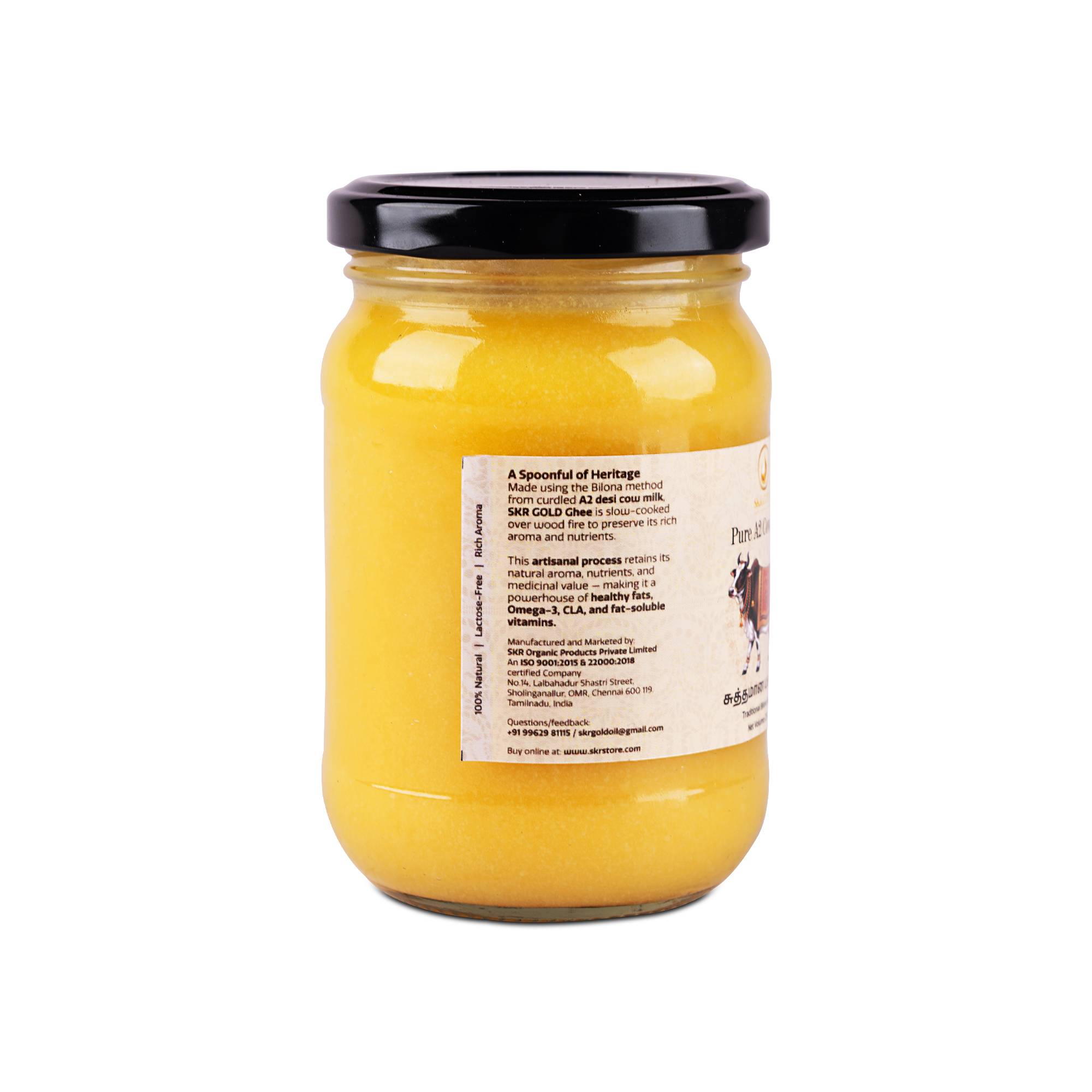 Pure A2 Cow Ghee – 250ml - Image 4